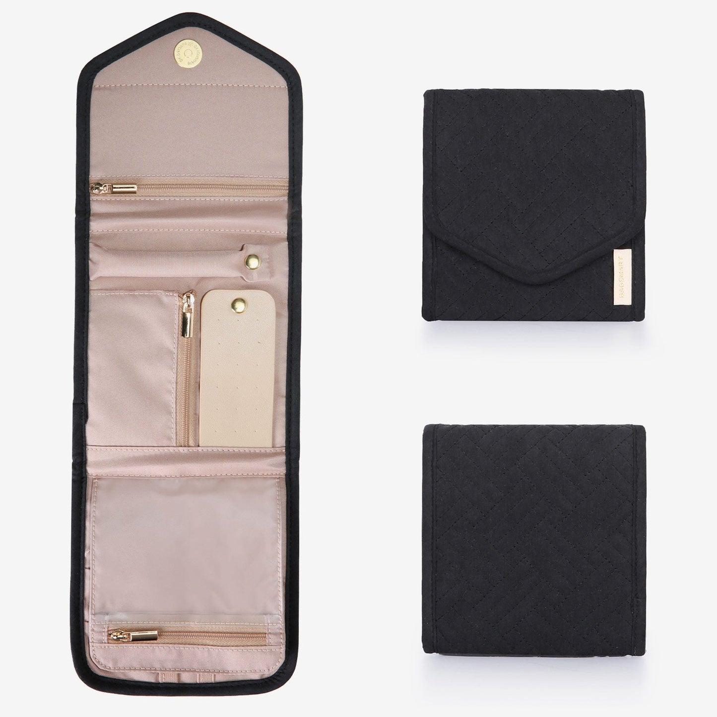 Turquoise Sieradentasje – Compacte Envelop Sieraden Organizer voor Reizen