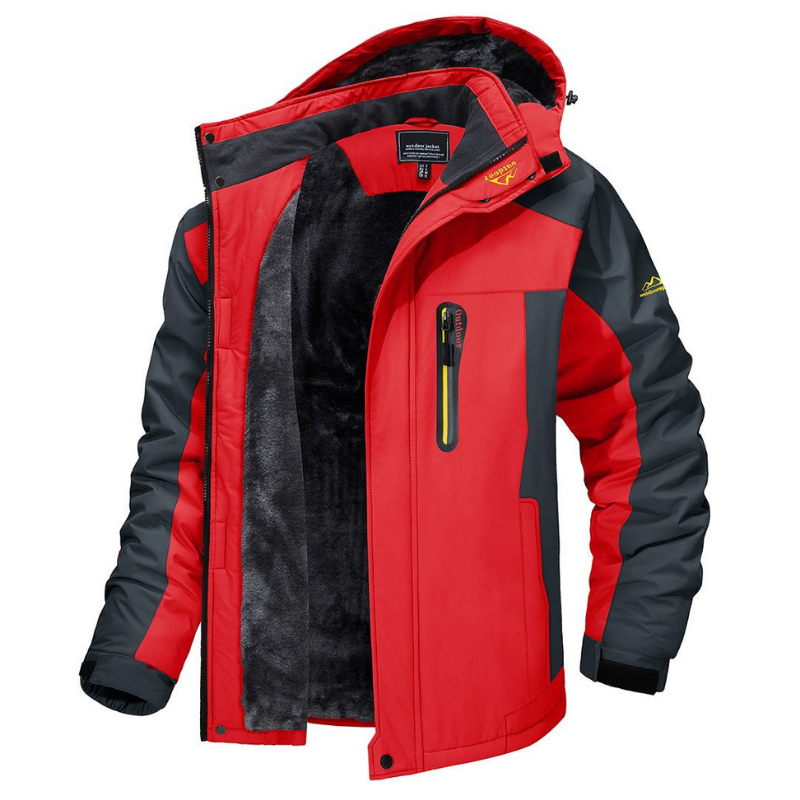 Waterdichte Winterjas Heren – Warme Outdoor Jas met Fleece Voering