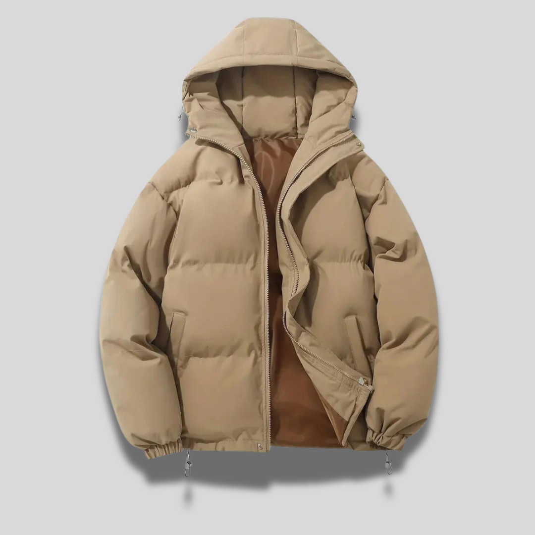 Dames Puffer Jas met Capuchon – Warme Gewatteerde Winterjas