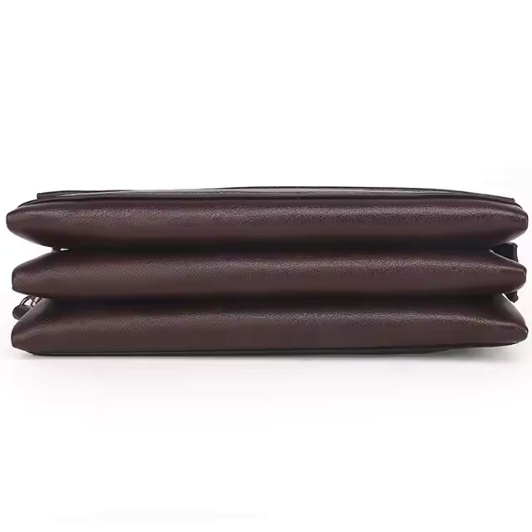 Leren Pols Portemonnee voor Heren – Multifunctionele Clutch met Ritsvakken