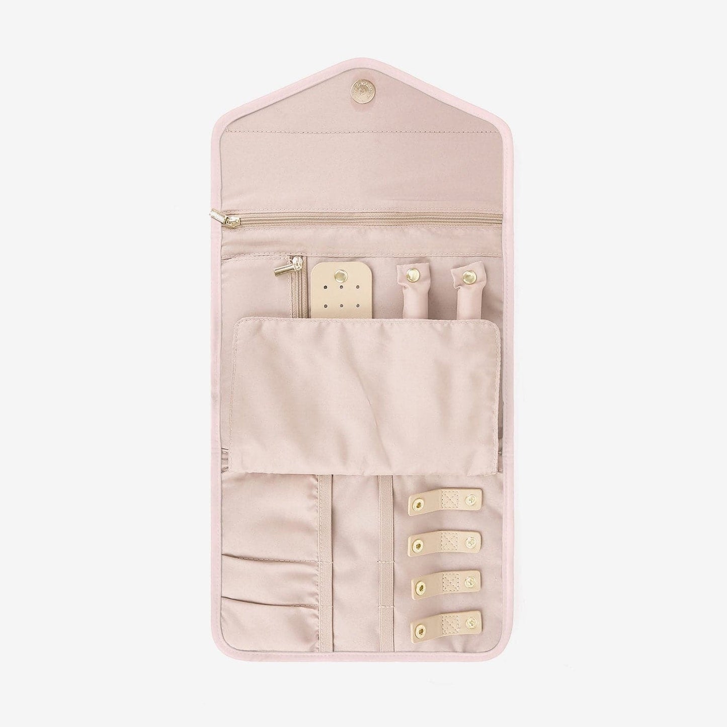Turquoise Sieradentasje – Compacte Envelop Sieraden Organizer voor Reizen