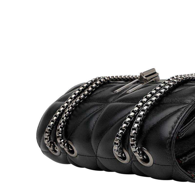 Luxe Quilted Design Schoudertas met Ketting