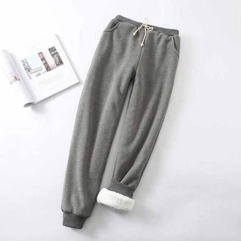 Warme Joggingbroek Dames – Gevoerde Fleece Broek voor Winter