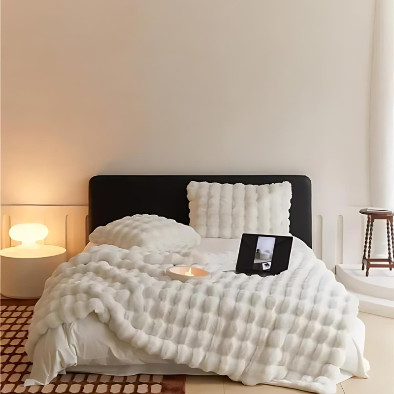 Luxe Faux Fur Deken – Zachte Warme Deken voor Bed en Bank in Meerdere Kleuren