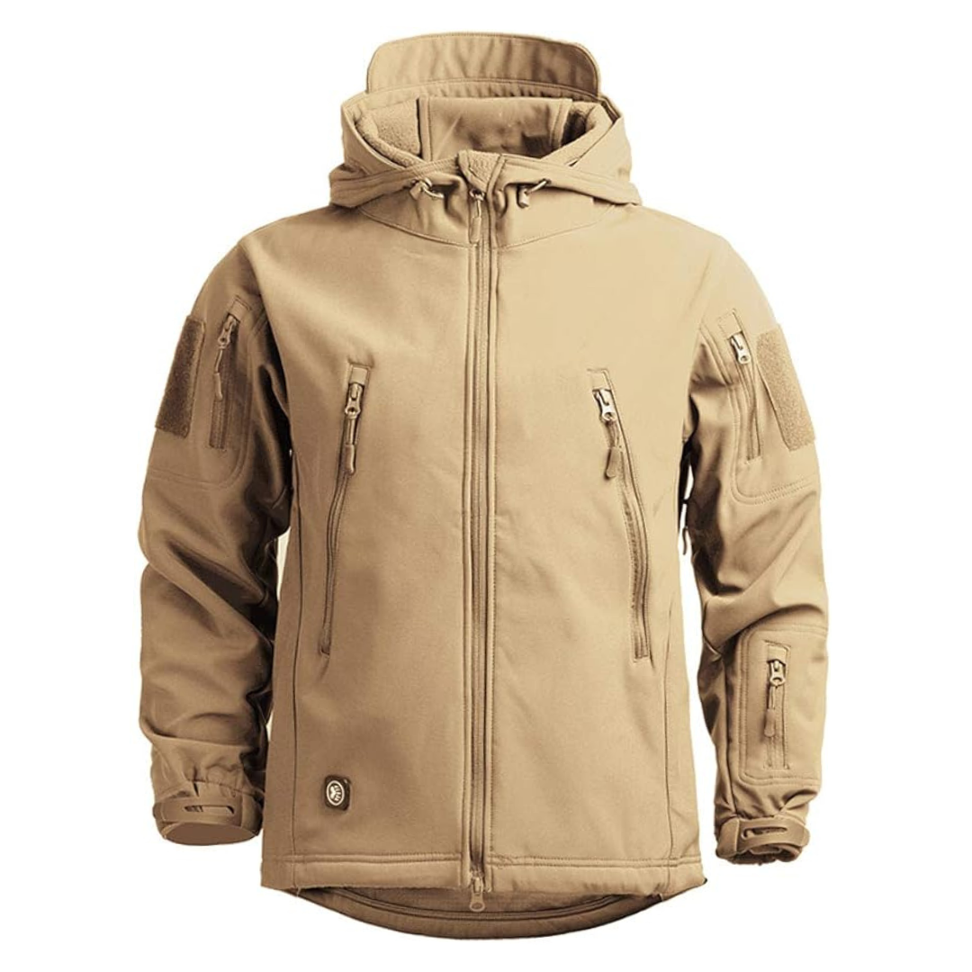 Tactische Softshell Jas voor Heren – Waterdichte Outdoor Jas met Capuchon