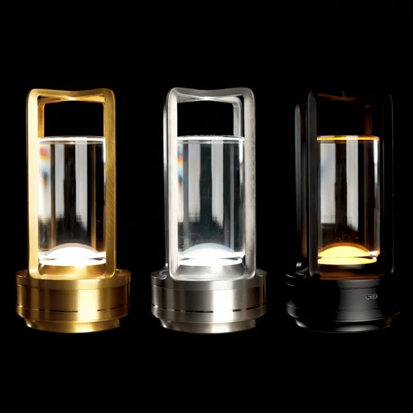 Vintage LED Tafellamp – Oplaadbare & Dimbare Designlamp | Warm Licht | Retro Look