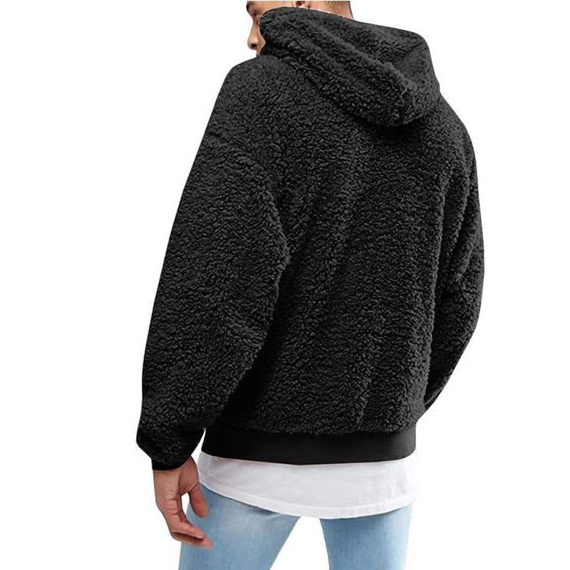 Teddy Hoodie Heren – Warme Fluffy Fleece Hoodie met Capuchon
