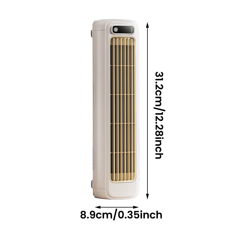 Draagbare Aircooler met LED – 2-in-1 Ventilator en Luchtreiniger voor Thuis en Kantoor