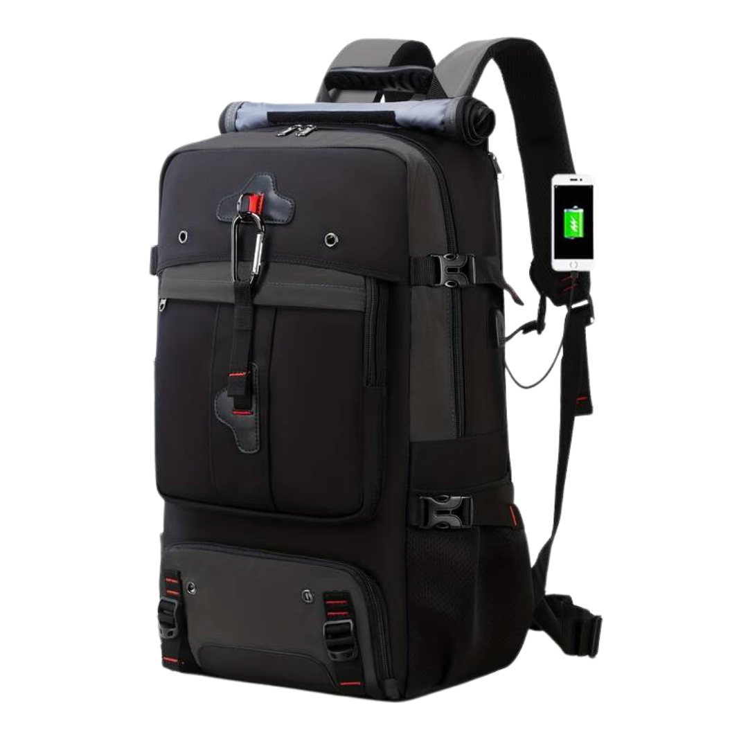 Waterdichte Rugzak 50L met USB-aansluiting – Comfortabel & Ruim