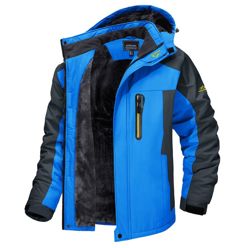 Waterdichte Winterjas Heren – Warme Outdoor Jas met Fleece Voering