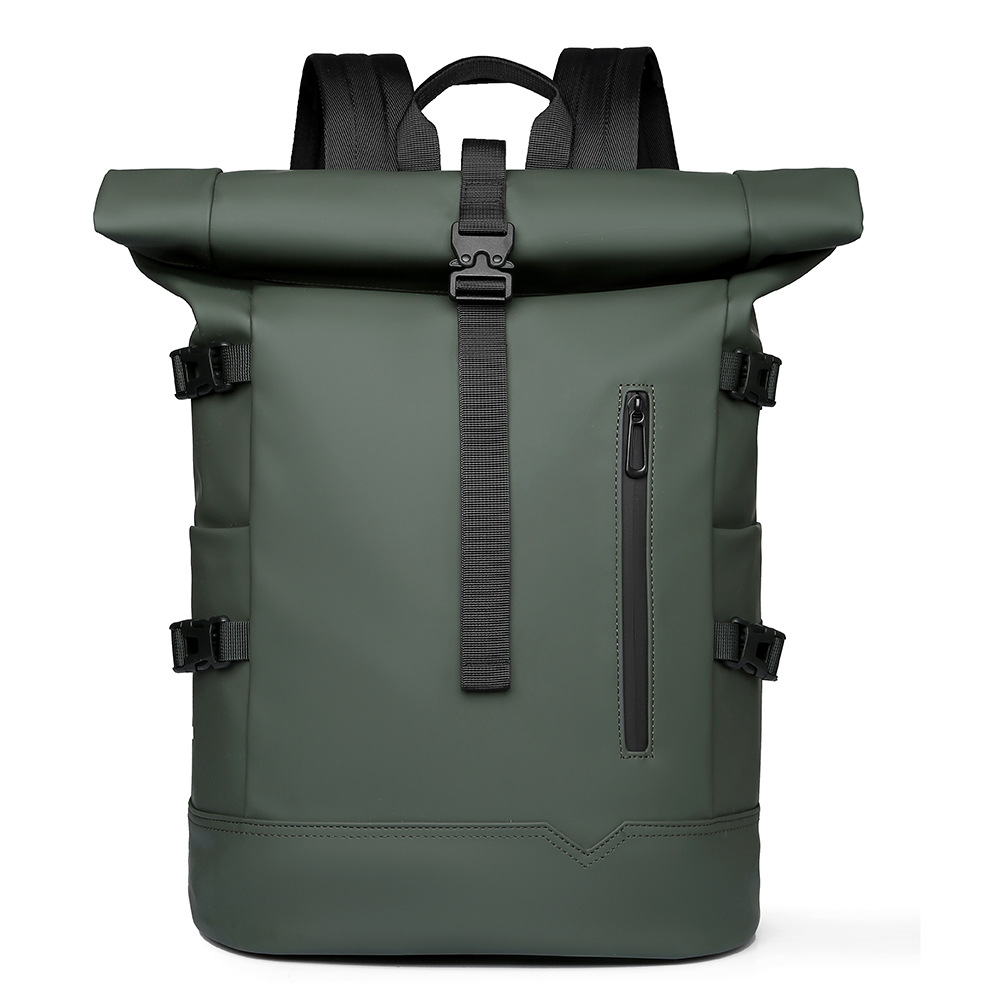 Waterdichte Rolltop Rugzak – Moderne Rugtas met Grote Inhoud en Laptopvak