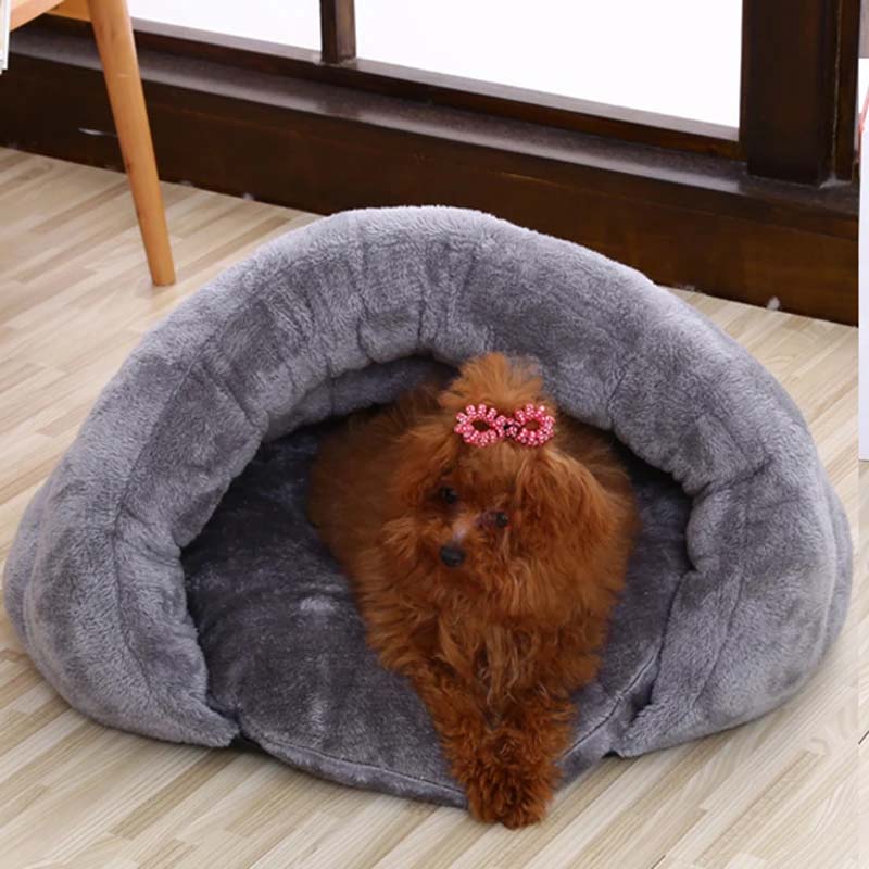Honden- en Kattenmand Iglo – Knusse Slaaphol van Pluche