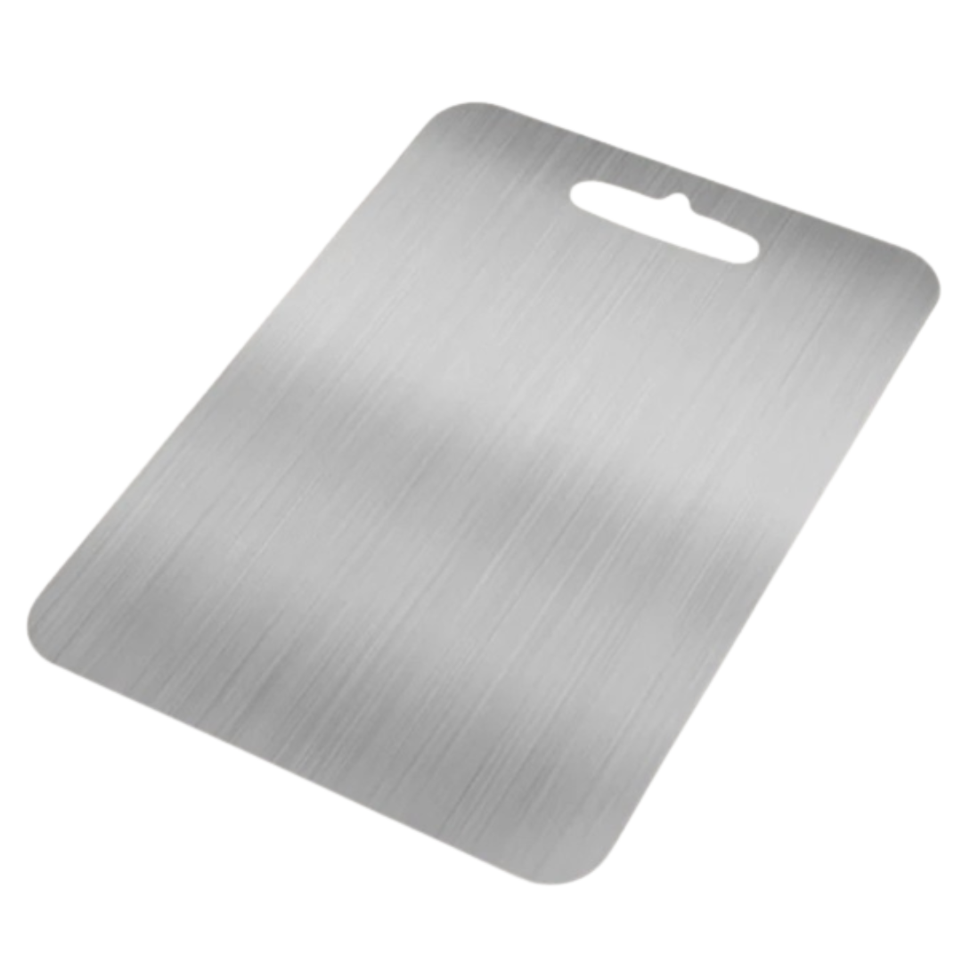 Titanium Kook & Snij Set – Gehamerde Pan 26 cm & Snijplank | Duurzame Titanium Keukenset
