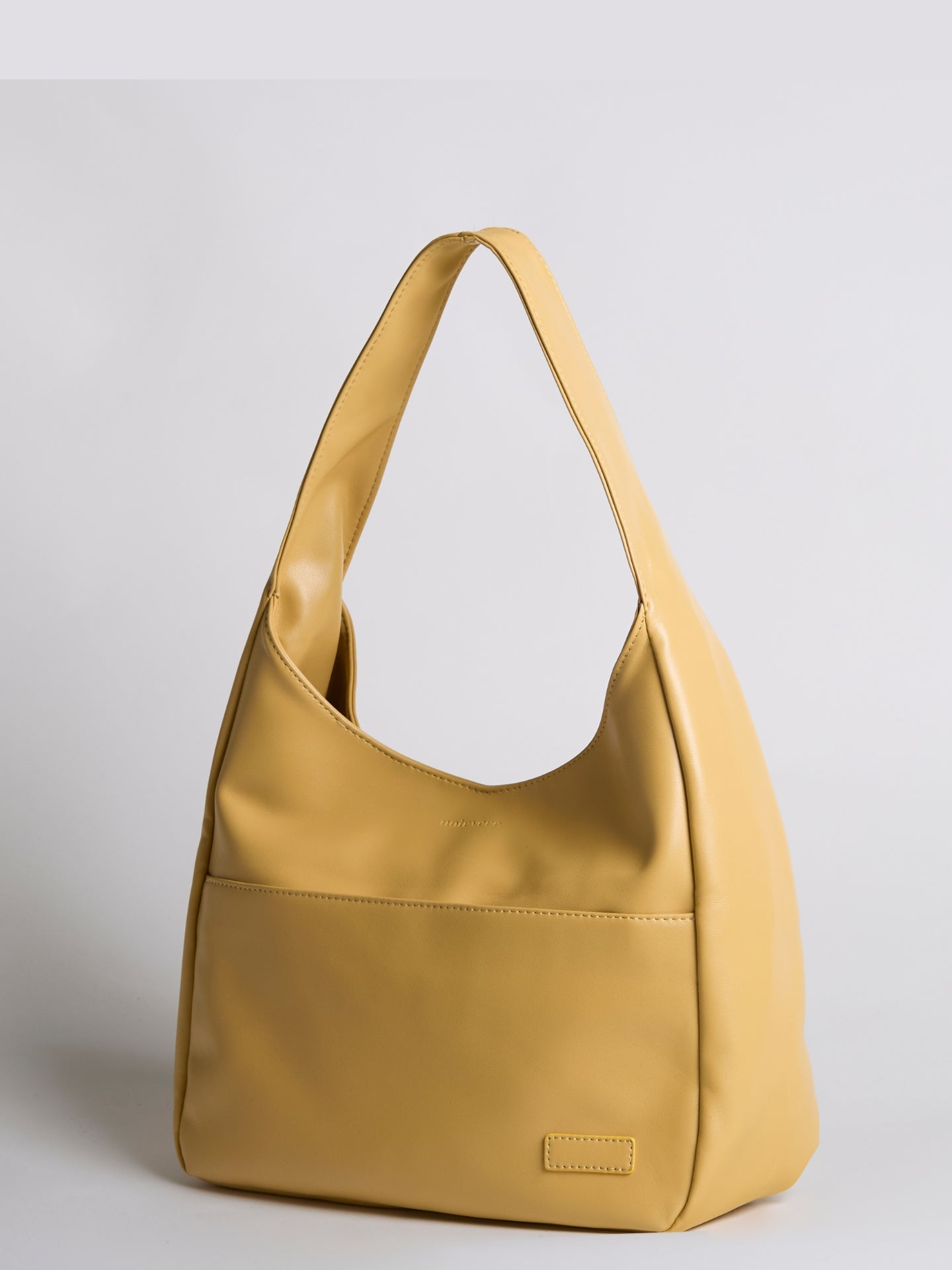 Minimalistische Hobo Schoudertas – Vegan Leer