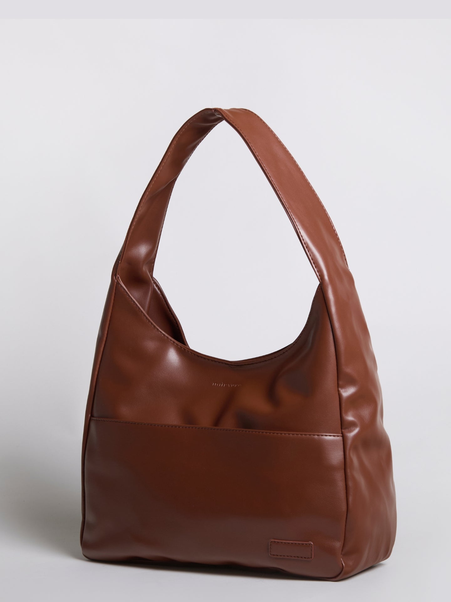 Minimalistische Hobo Schoudertas – Vegan Leer