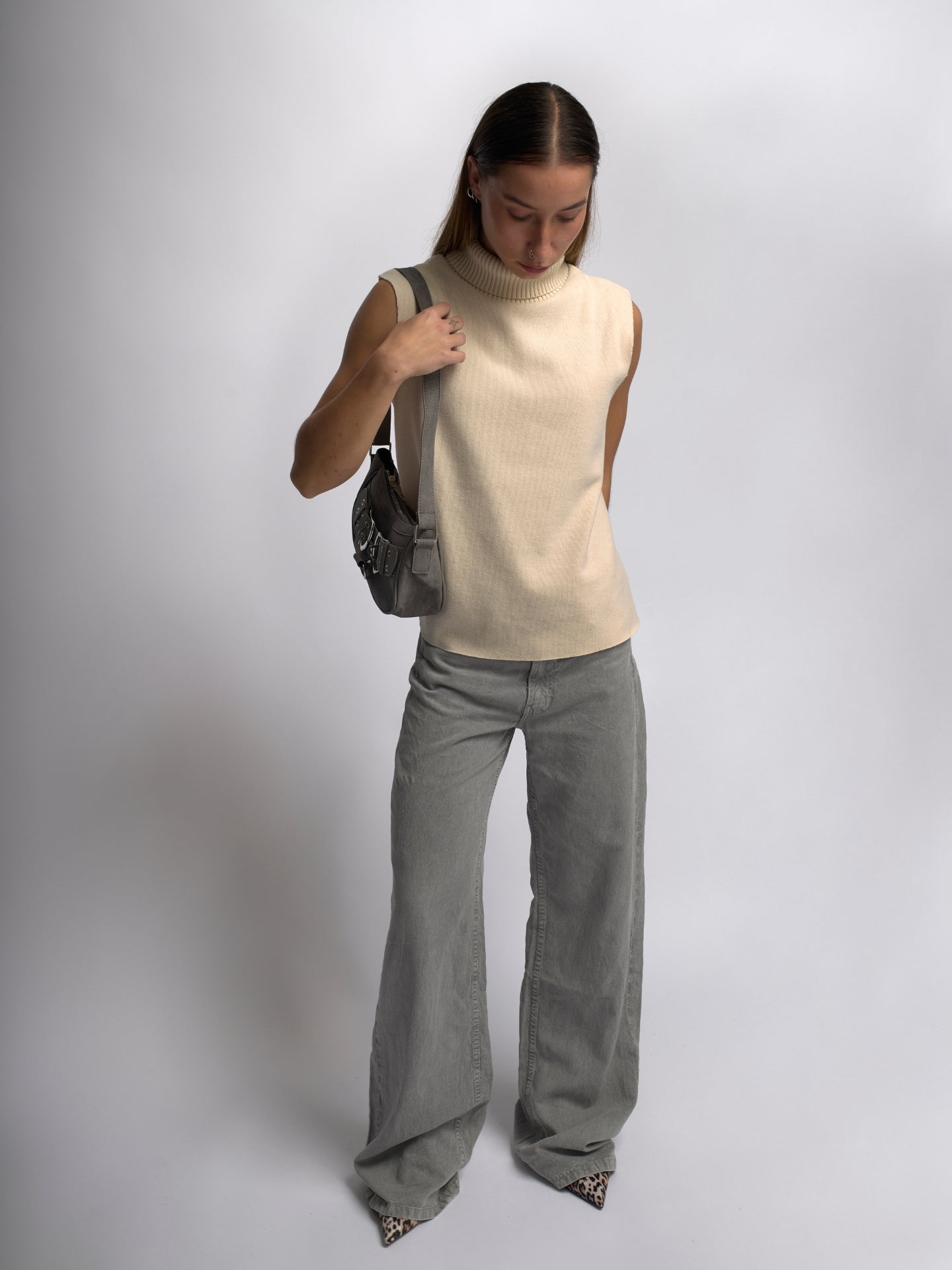 Trendy Schoudertas met Gesp – Compact & Stijlvol