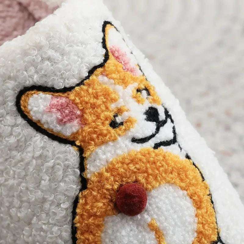 Corgi Pantoffels – Warme en Zachte Dames Slippers met Hond Design