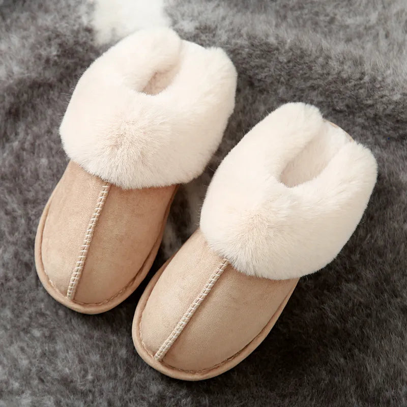 Dames Pantoffels met Bontvoering – Warme en Comfortabele Winter Slippers