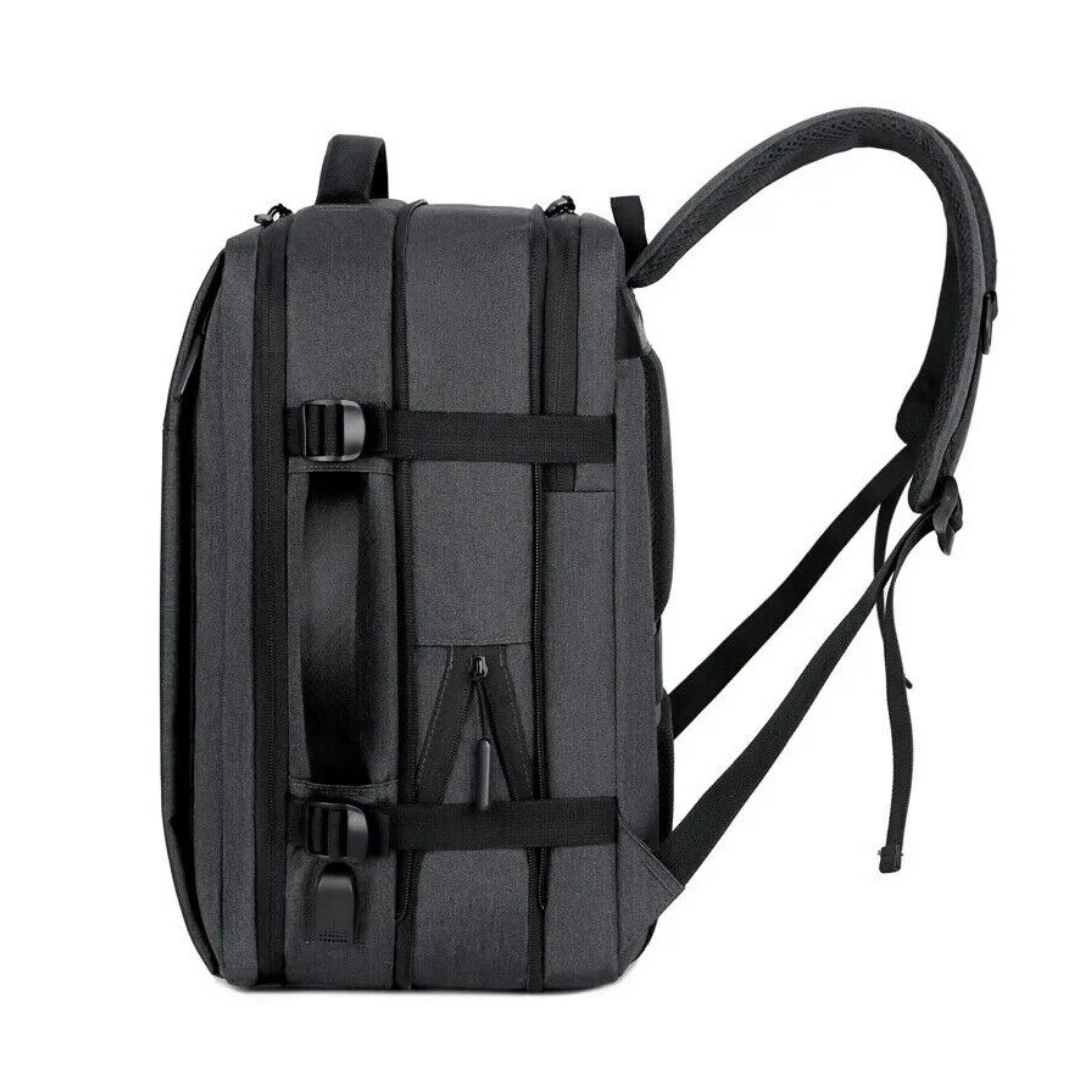 Waterdichte Reistas Rugzak – USB-aansluiting & Laptopvak (15,6″)