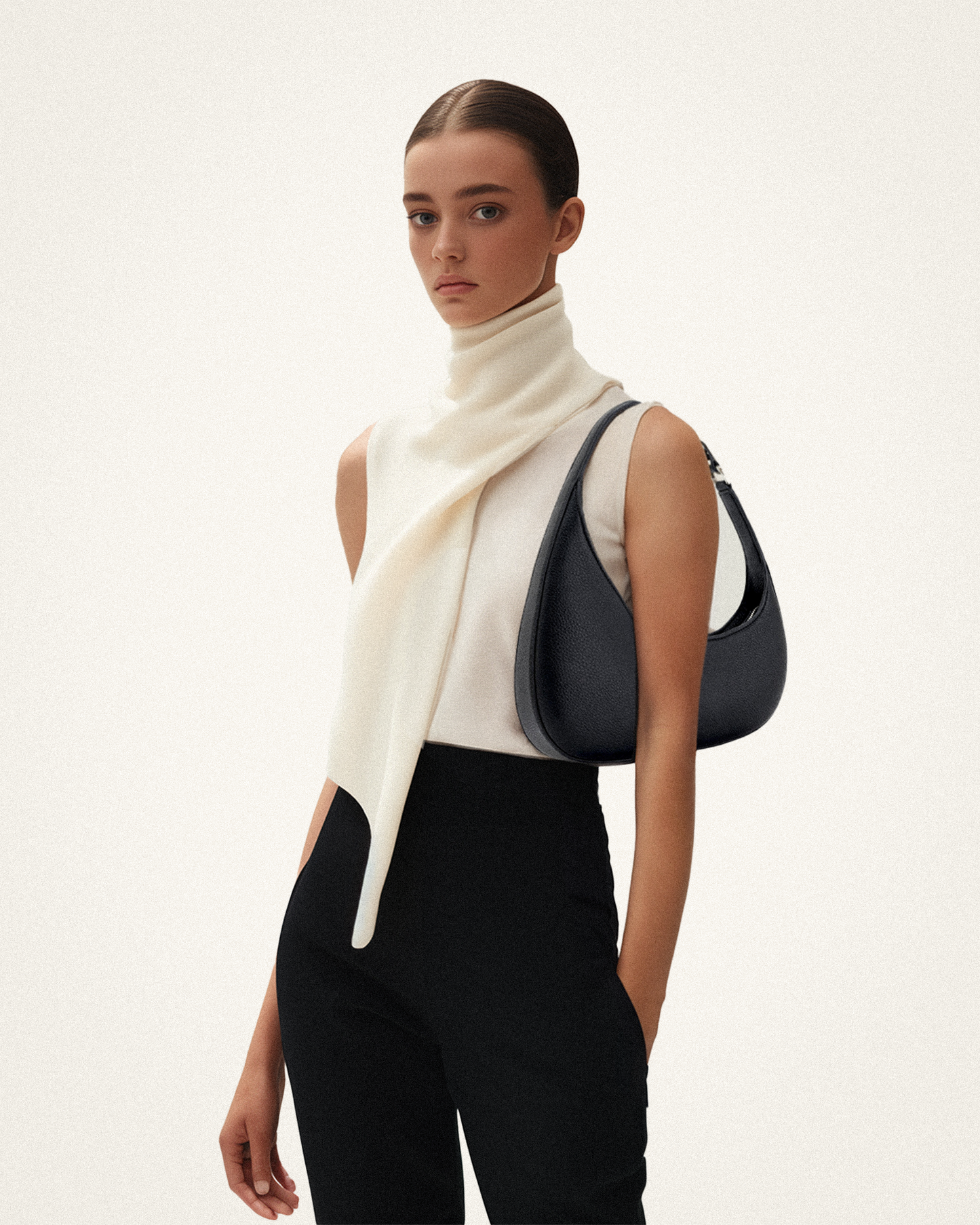 Minimalistische Druppelvormige Schoudertas – Modern & Stijlvol Design