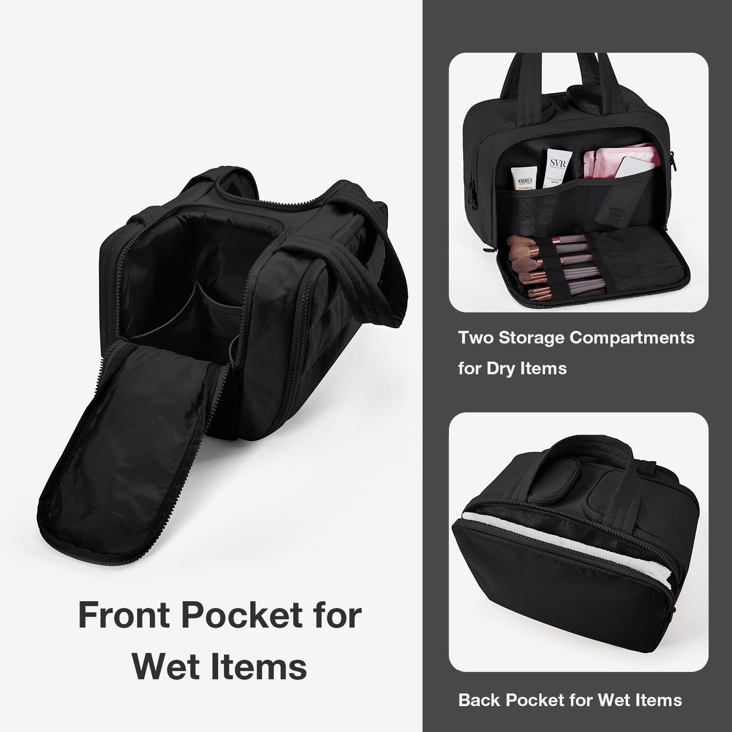 Zora Spacesaver 4-in-1 Puffy Multifunktions-Kulturtasche