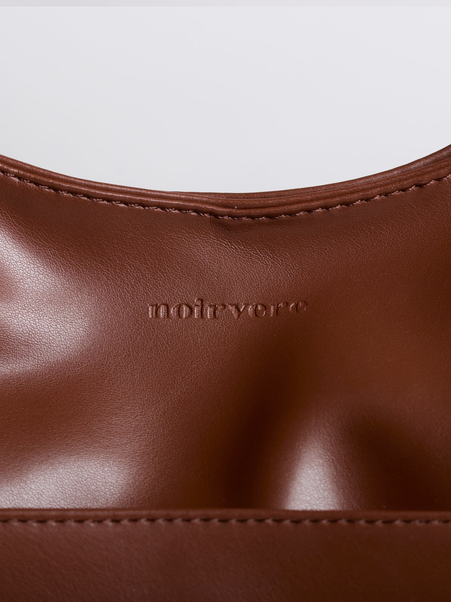 Minimalistische Hobo Schoudertas – Vegan Leer