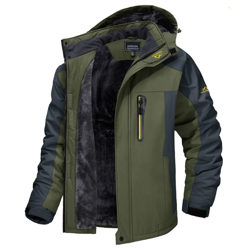 Waterdichte Winterjas Heren – Warme Outdoor Jas met Fleece Voering