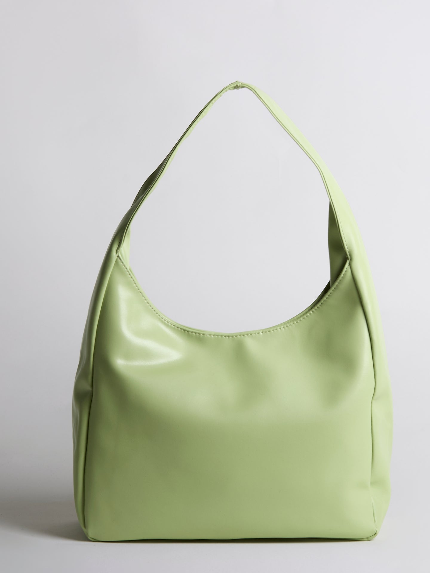 Minimalistische Hobo Schoudertas – Vegan Leer
