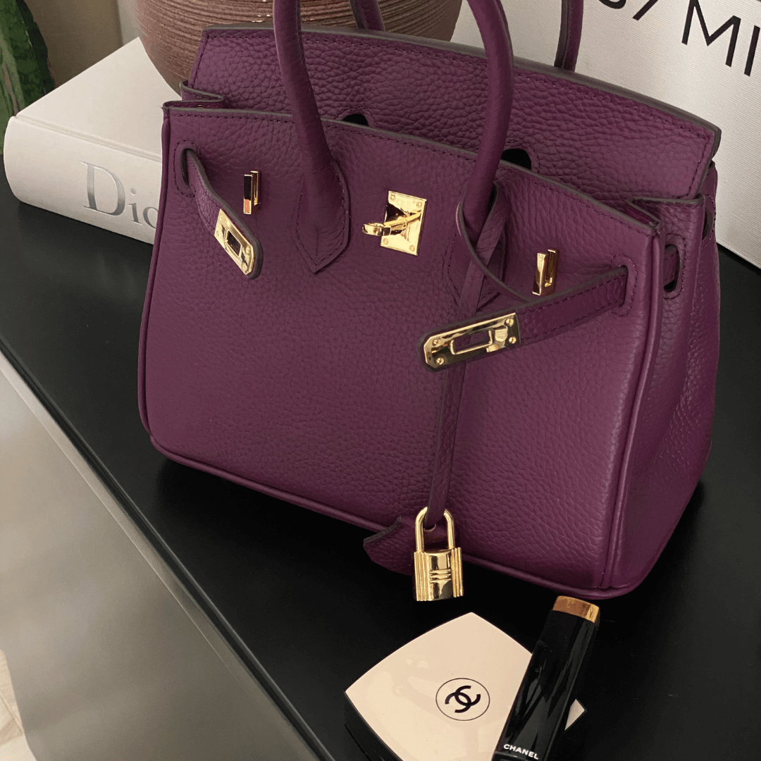 Iconische Luxe Handtas – Klassiek Design met Gouden Accenten
