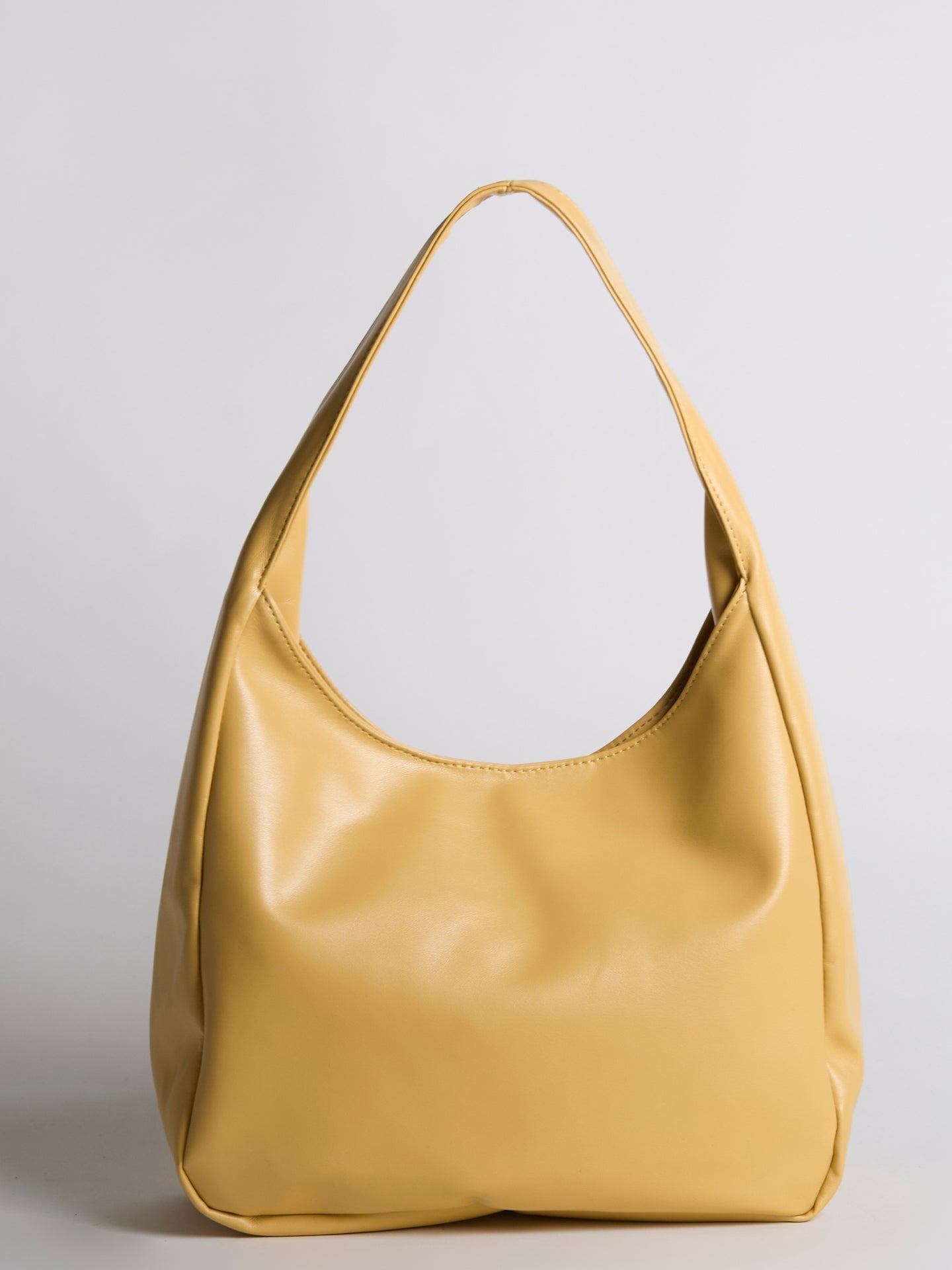 Minimalistische Hobo Schoudertas – Vegan Leer