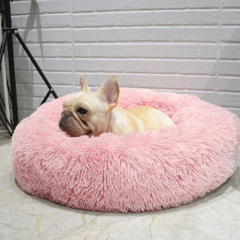 Ronde Honden- en Kattenmand – XXL Knuffelbed van Pluche