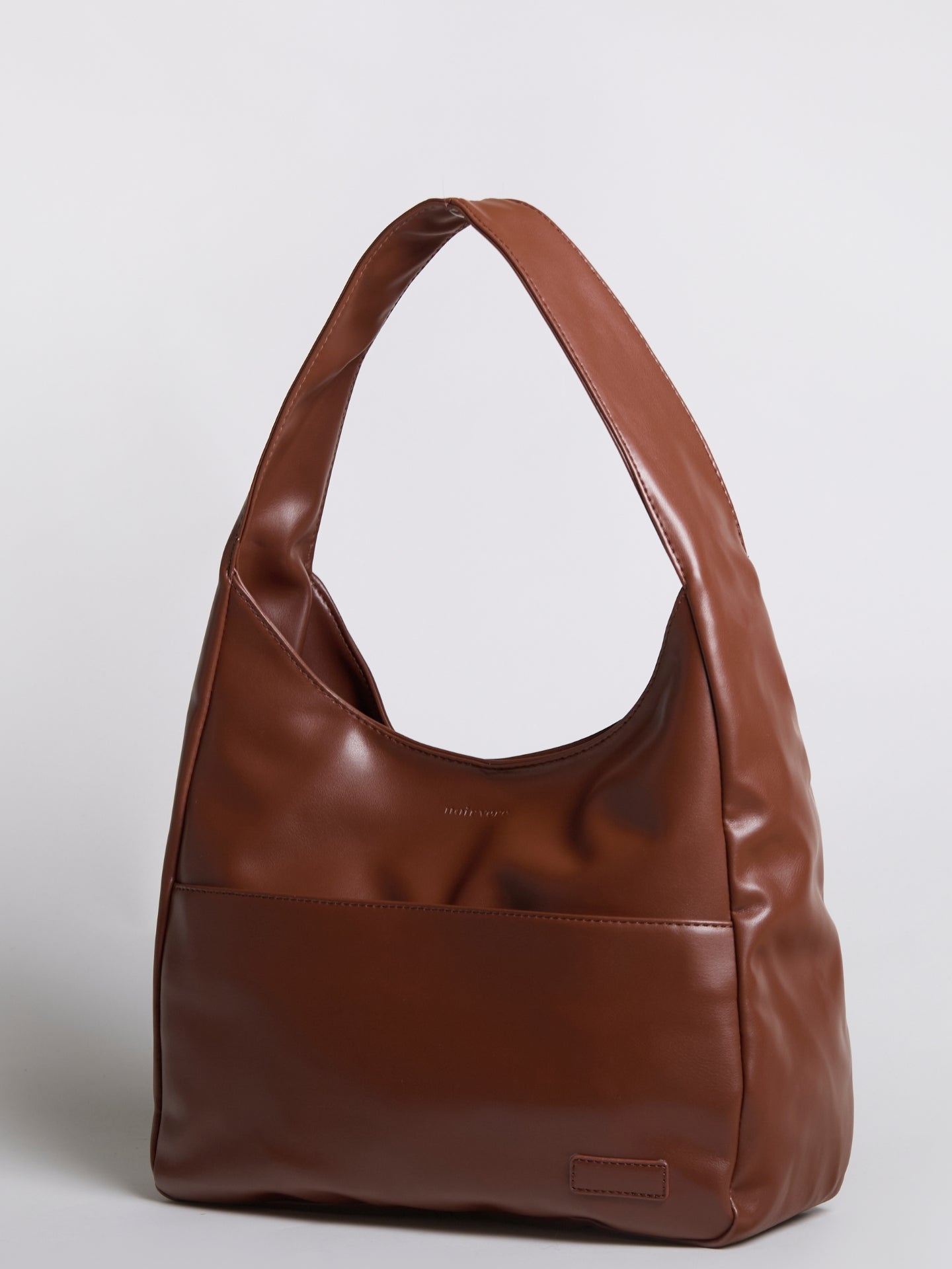 Minimalistische Hobo Schoudertas – Vegan Leer