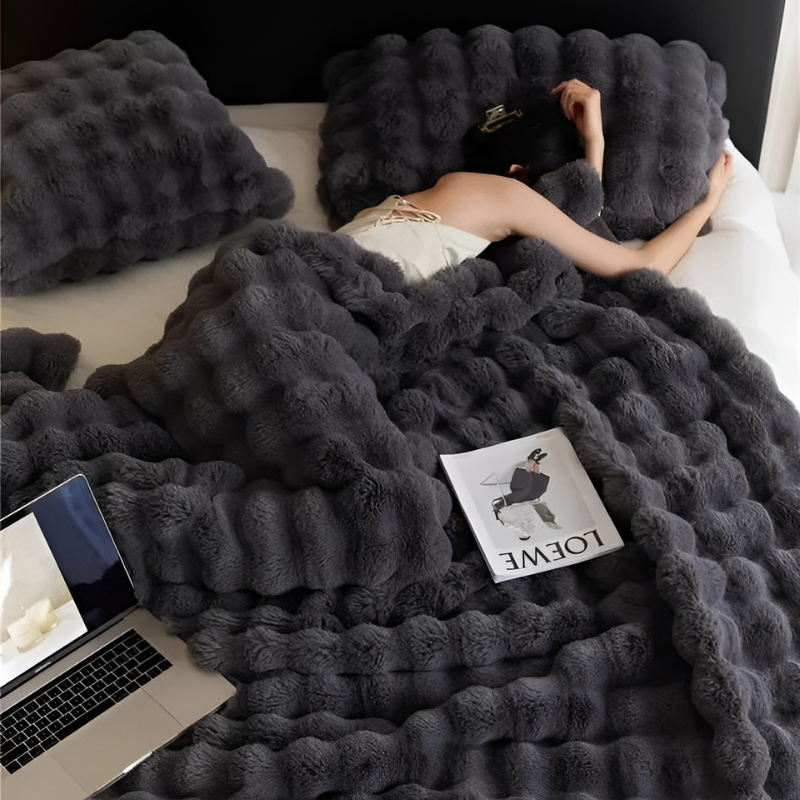 Luxe Faux Fur Deken – Zachte Warme Deken voor Bed en Bank in Meerdere Kleuren