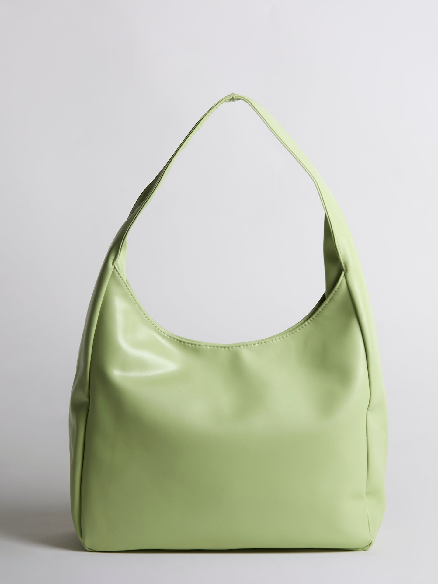 Minimalistische Hobo Schoudertas – Vegan Leer