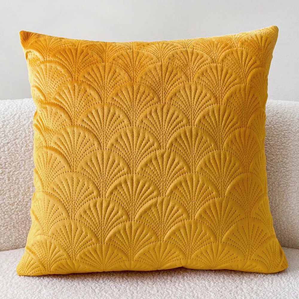 Velours Sierkussen met Geometrisch Patroon – Luxe Kussenhoes in Diverse Kleuren