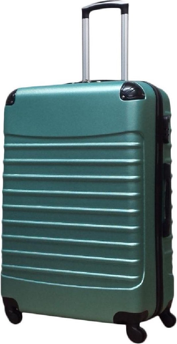 Harde Koffer Set – Lichtgewicht Trolley met 360° Wieltjes (Handbagage & Grote Koffer)