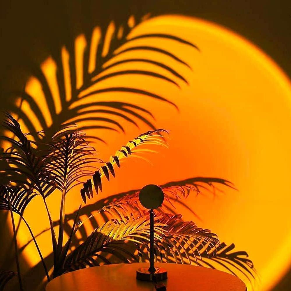 Zonsondergang Projector Lamp – Sunset LED Licht voor Sfeer & Decor | 360° Draaibaar & USB-aangedreven