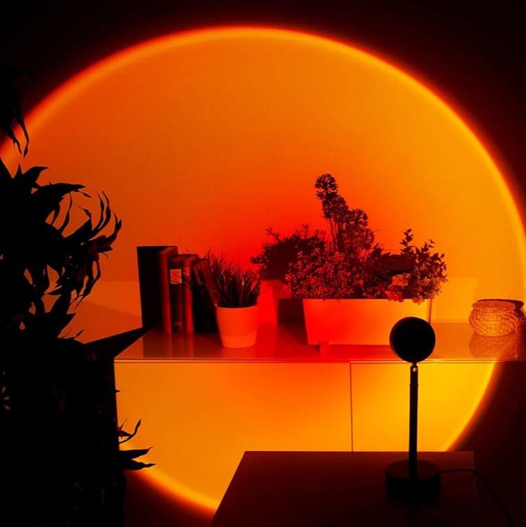 Zonsondergang Projector Lamp – Sunset LED Licht voor Sfeer & Decor | 360° Draaibaar & USB-aangedreven
