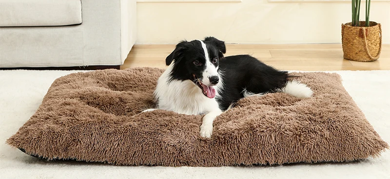 Fluffy Hondenmat & Kattenmat – Rechthoekig Comfort Kussenbed