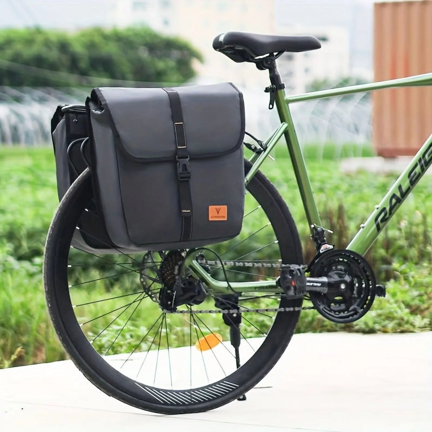 Waterdichte Dubbele Fietstas – Ruime Bagagedragertas met Snelsluiting