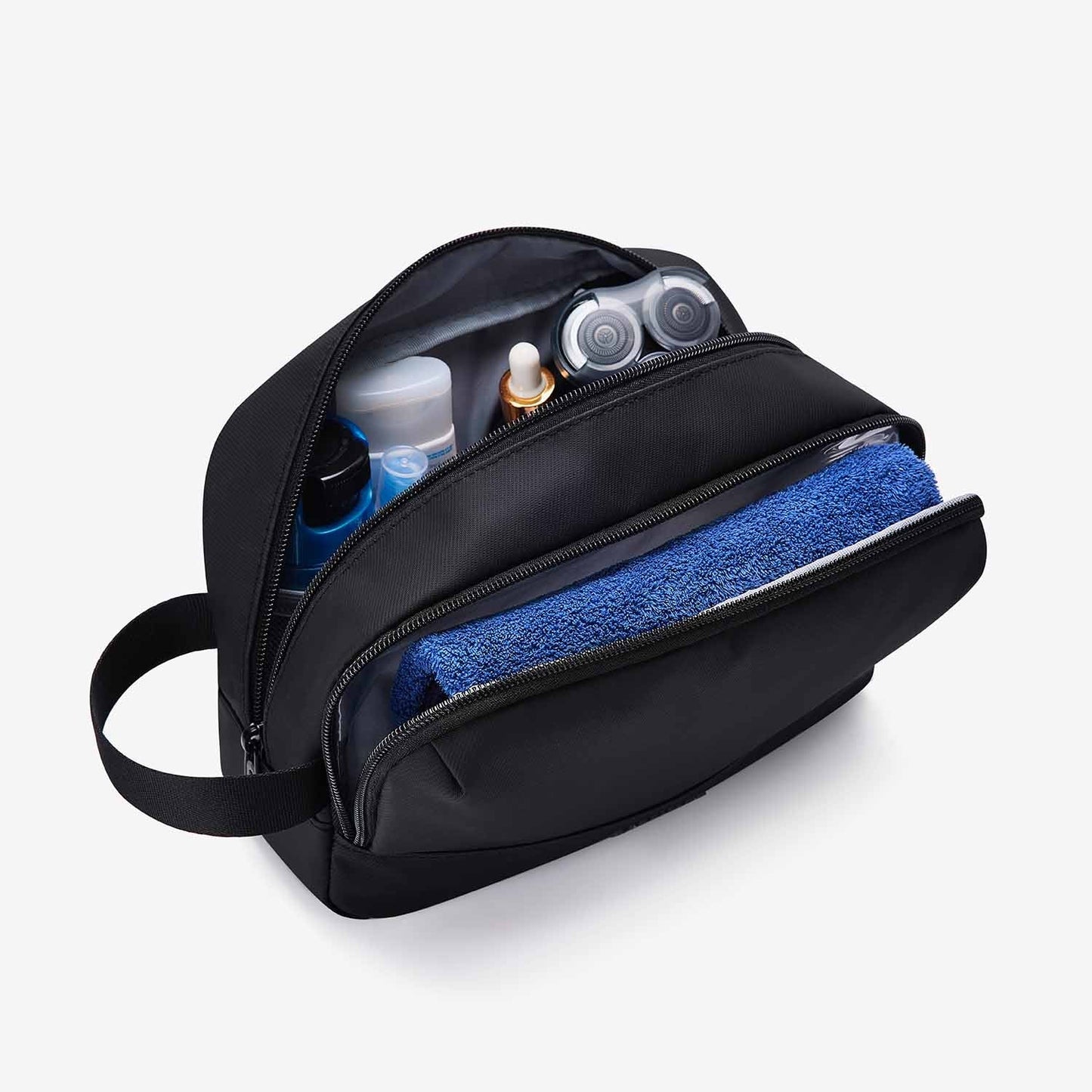 Liorra Toilettas voor Heren – Waterafstotend & Compact met Meerdere Vakken – Zwart of Blauw