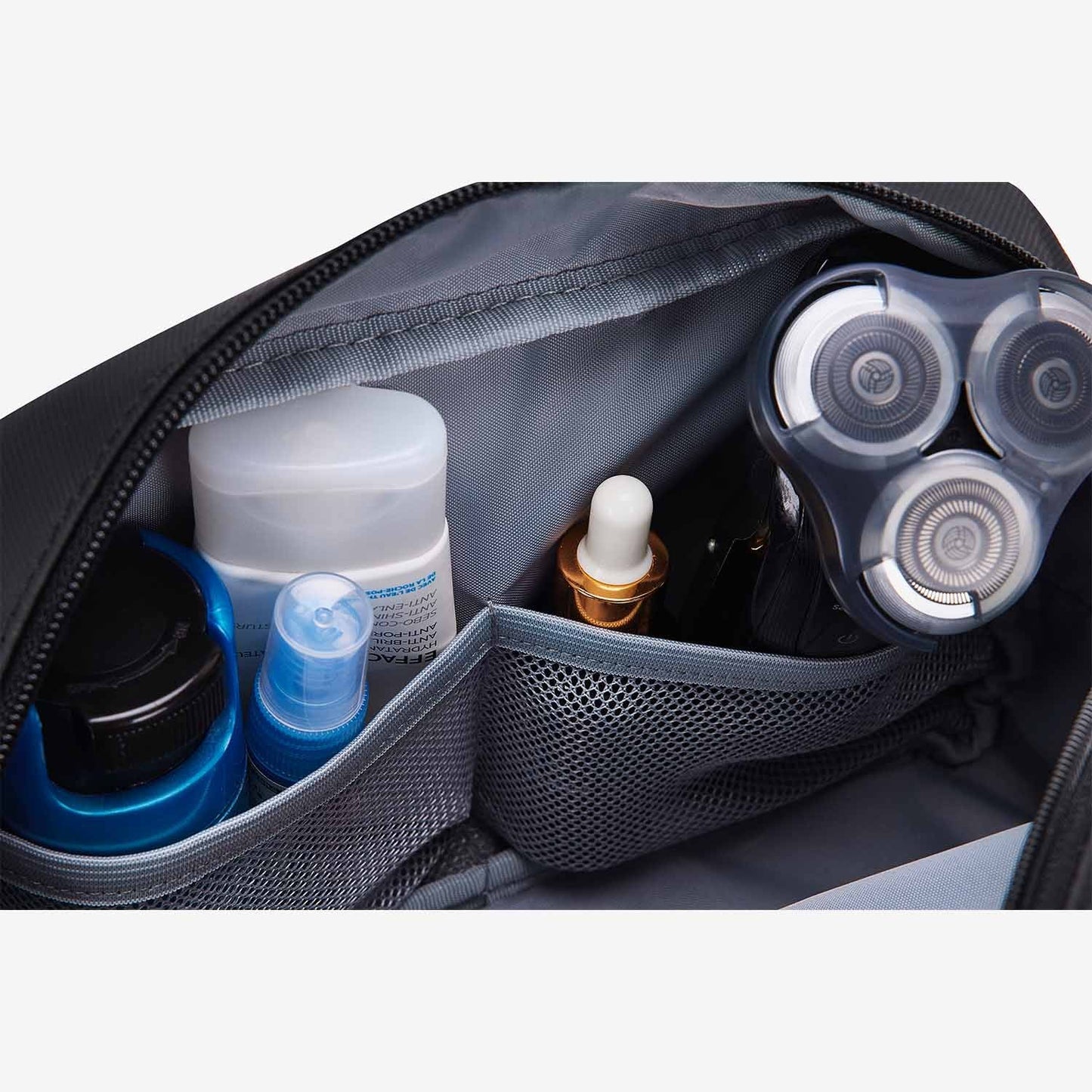 Liorra Toilettas voor Heren – Waterafstotend & Compact met Meerdere Vakken – Zwart of Blauw