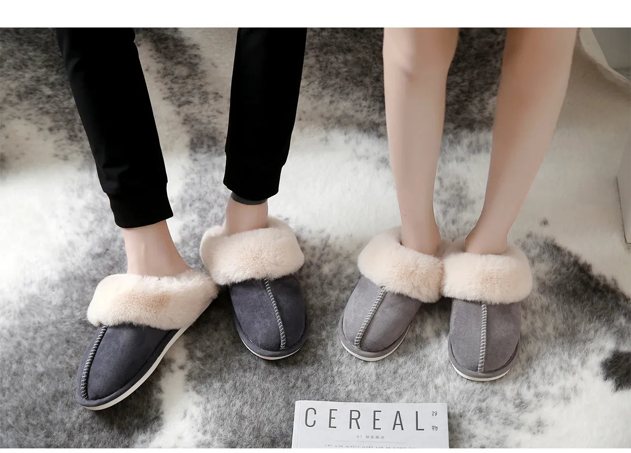 Dames Pantoffels met Bontvoering – Warme en Comfortabele Winter Slippers