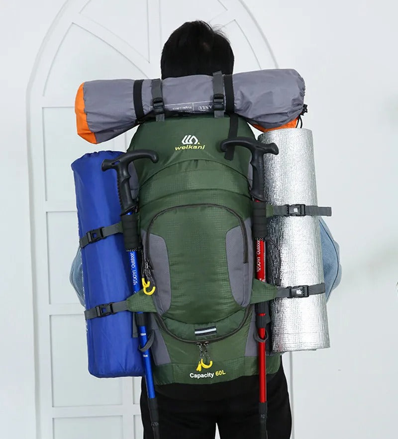 Waterdichte Outdoor Rugzak 70L – Lichtgewicht & Ruim