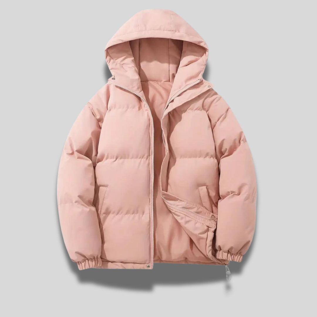 Dames Puffer Jas met Capuchon – Warme Gewatteerde Winterjas