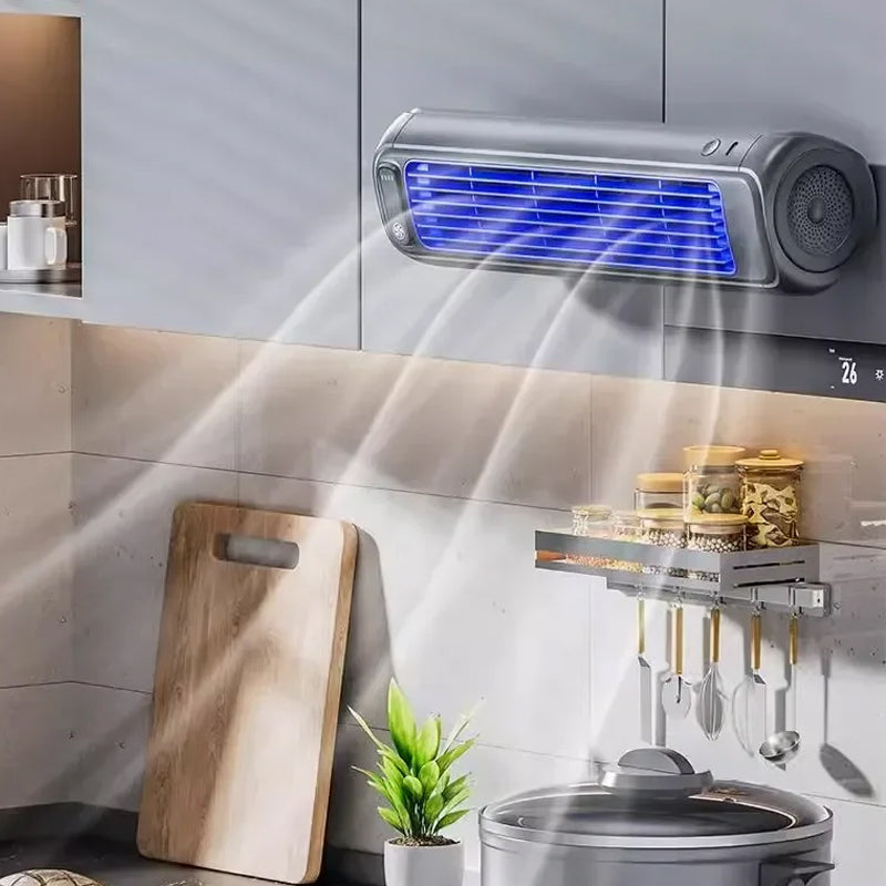 Draagbare Aircooler met LED – 2-in-1 Ventilator en Luchtreiniger voor Thuis en Kantoor