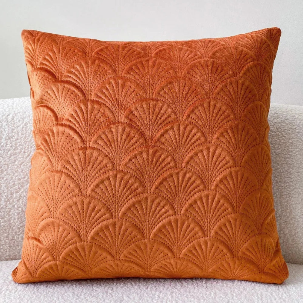 Velours Sierkussen met Geometrisch Patroon – Luxe Kussenhoes in Diverse Kleuren