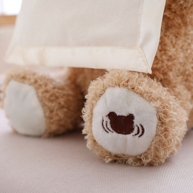 Peek-a-Boo Beer – Interactieve Knuffel met Beweging & Geluid