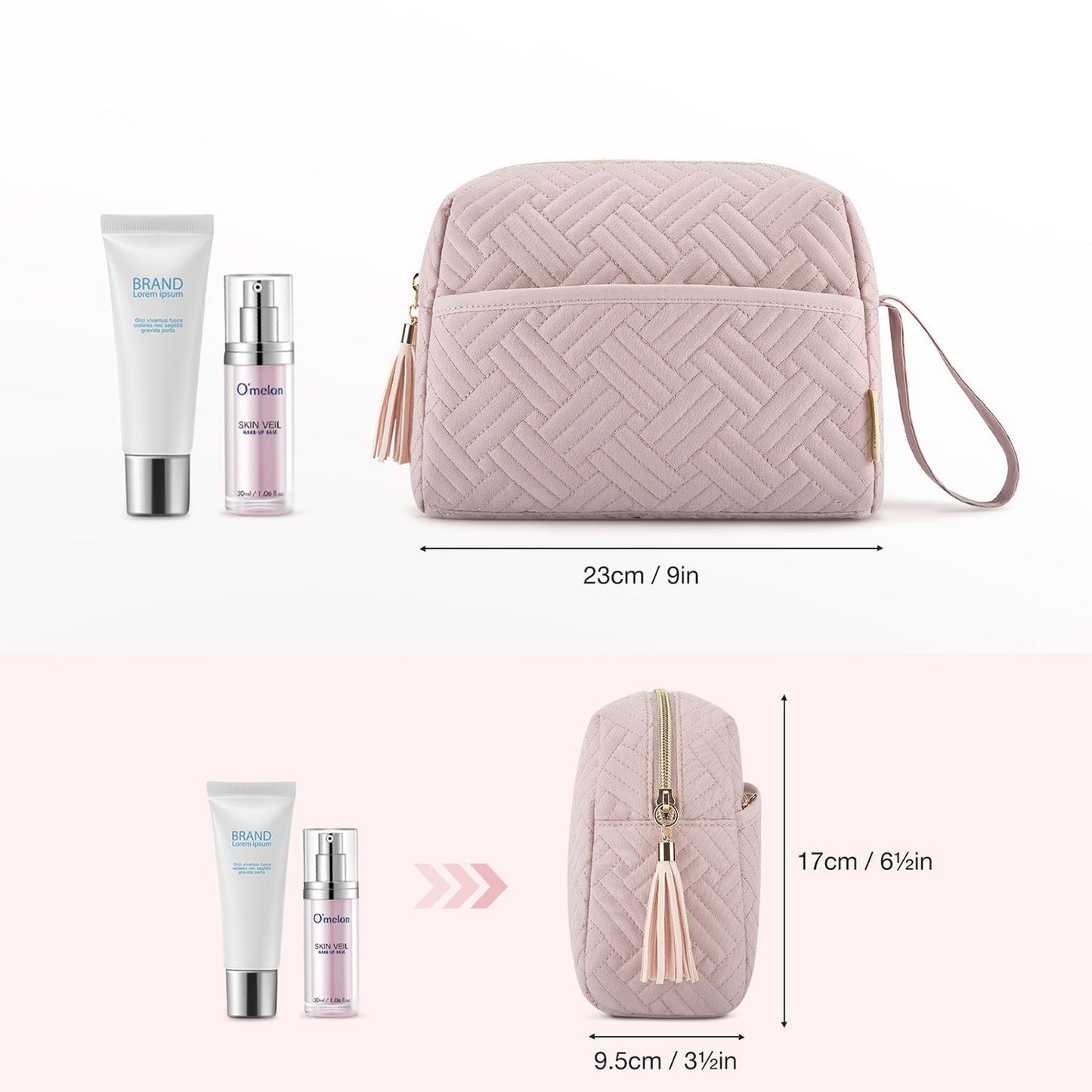 Luxe Toilettas met Polsband – Waterafstotende Make-up & Reis Organizer
