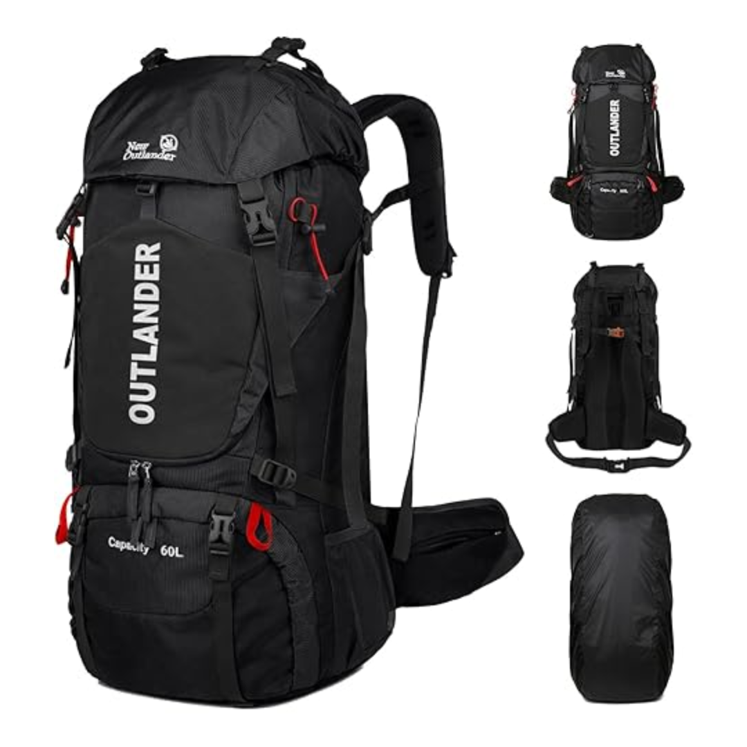 Trekkingrugzak 60L – Waterdicht, Comfortabel & Ruim
